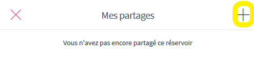 Mes partages Mes partages