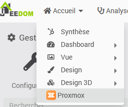 Menu panel