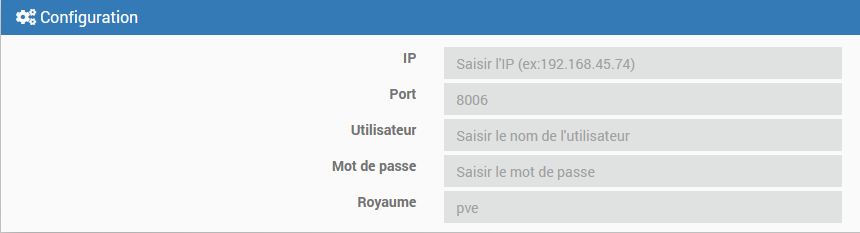 Configuration plugin